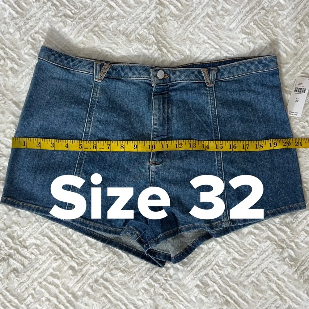 Pilcro Micro Jean Shorts - Picture 5 of 7